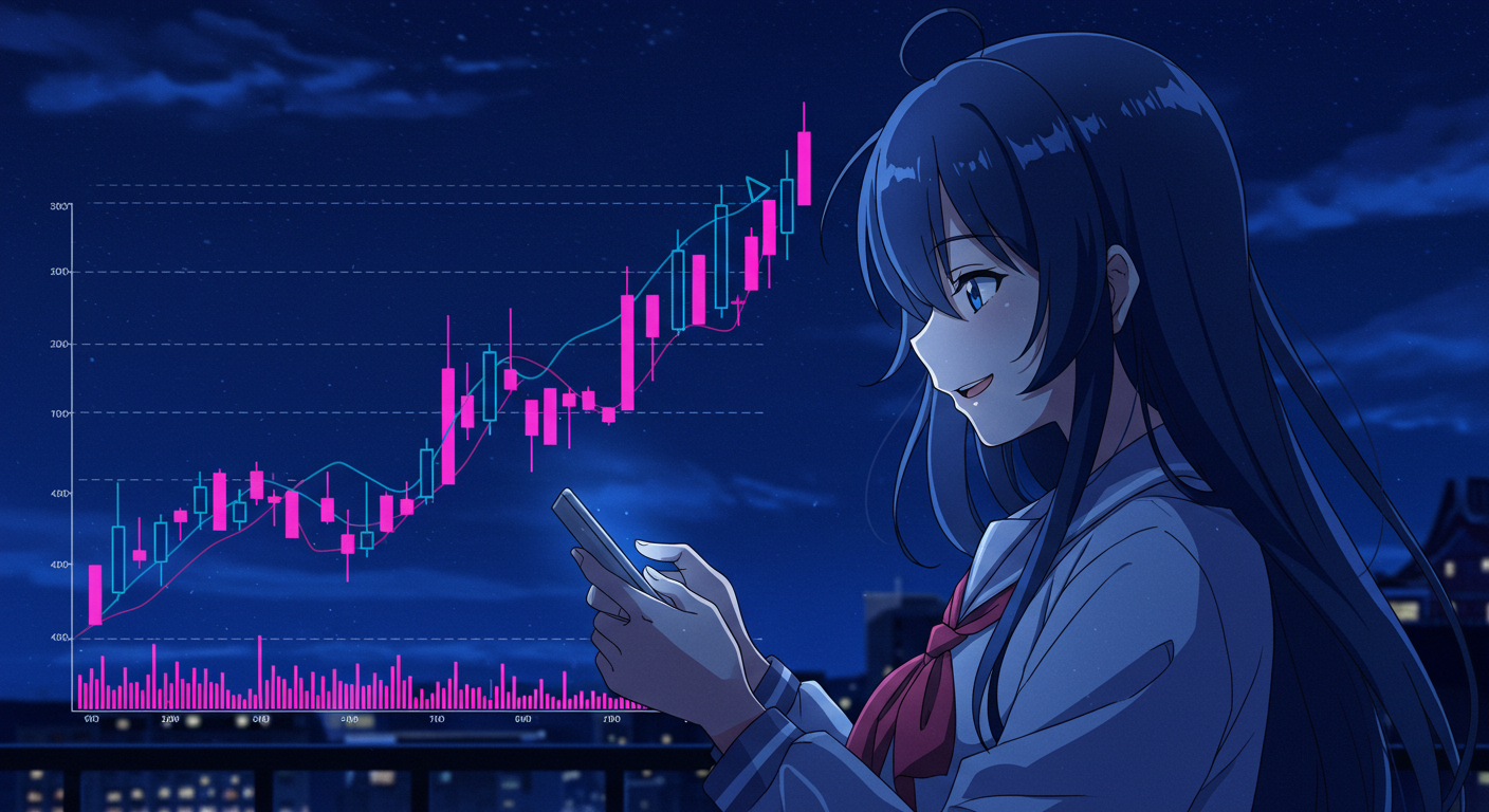 上がる日本株